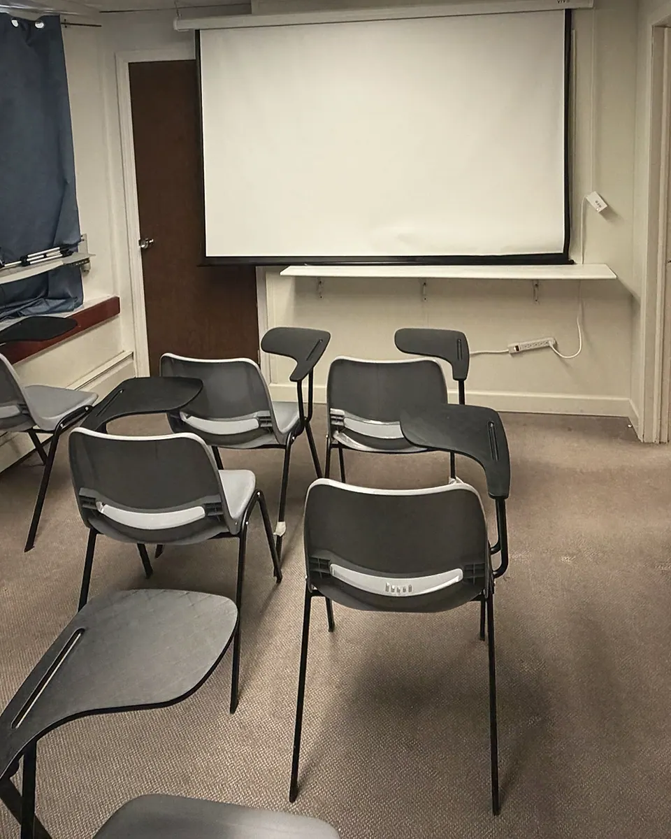 A classroom at the Mercer Med Tech campus in Lawrenceville
